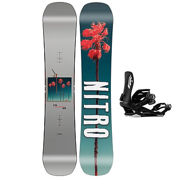 Nitro Snowboardpaket - Mini Thrills 143 + Talent Ultra Black M
