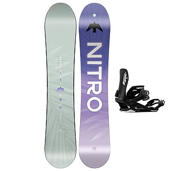 Nitro Snowboardpaket - Nova 148 + Talent Ultra Black M