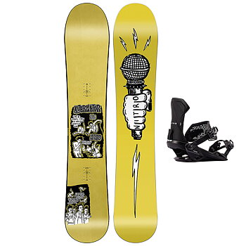 Nitro Snowboardpaket - Alternator 157 + Team Ultra Black M