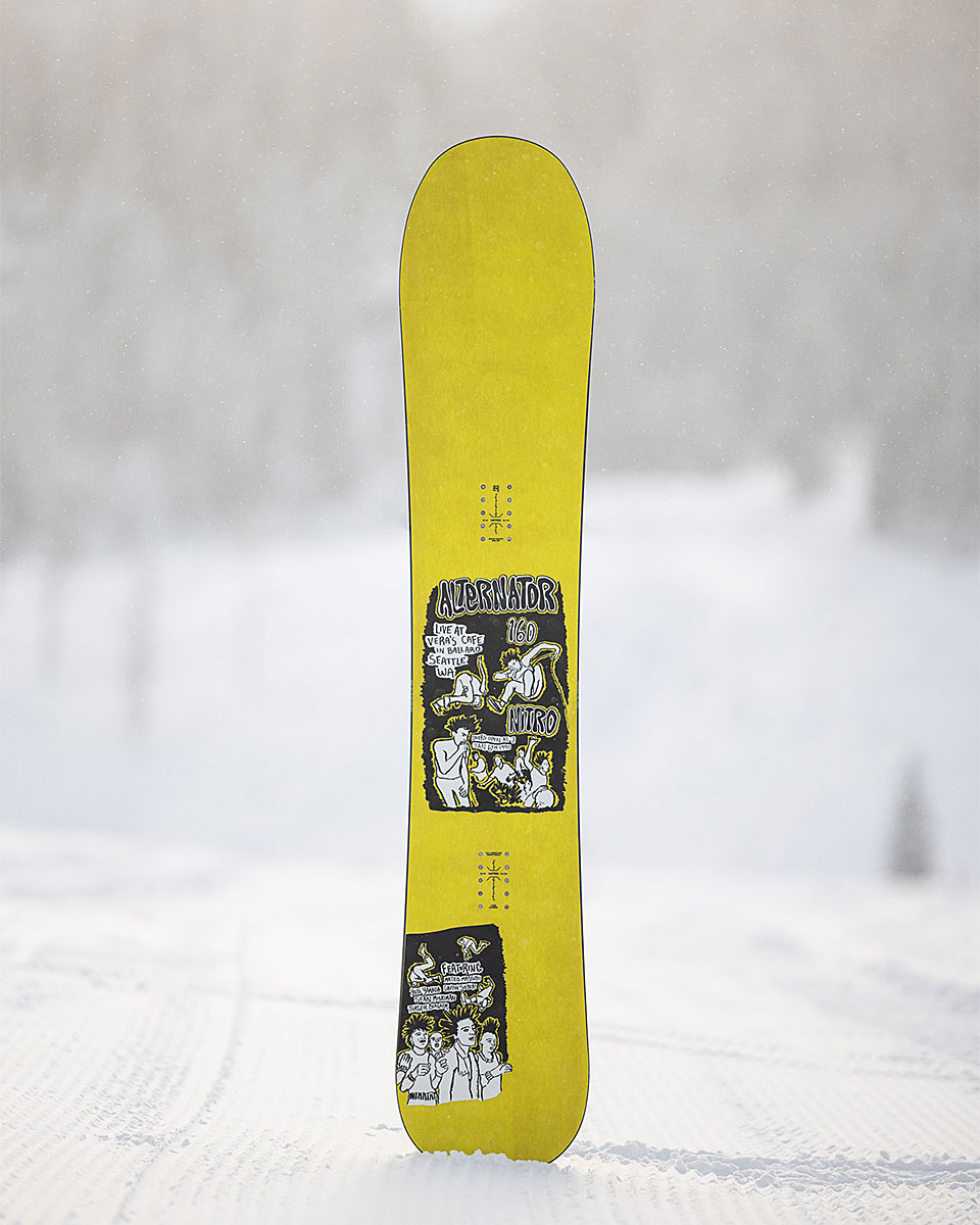 Nitro Snowboardpaket - Alternator 157 + Team Ultra Black M - 5