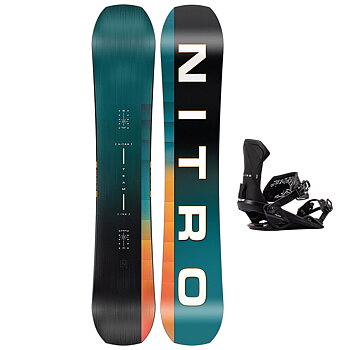 Nitro Snowboardpaket - Team 159 + Team Ultra Black M