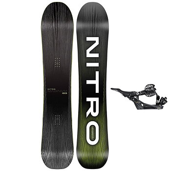 Nitro Snowboardpaket - Magnum 159 (Wide) + Nidecker Supermatic OG XL