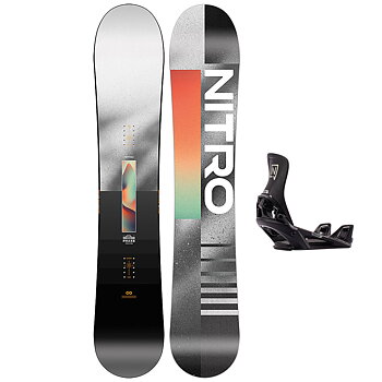 Nitro Snowboardpaket - Phase 159 + Step On Black M
