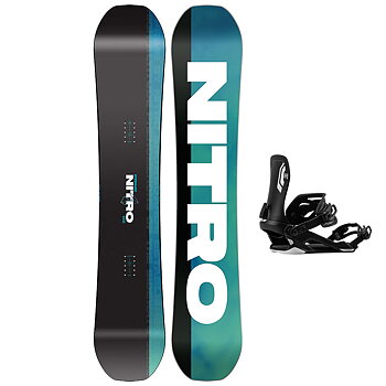Nitro Snowboardpaket - Prime Chroma 158 + Talent Ultra Black M