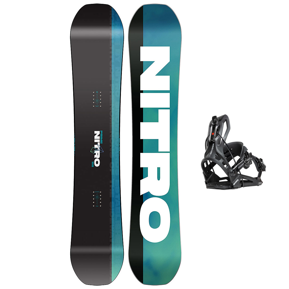 Nitro Snowboardpaket - Prime Chroma 158 + Flow Nexus L