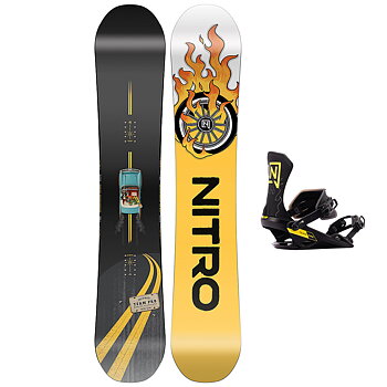 Nitro Snowboardpaket - Team Pro Kleveland 152 + Team Pro MK M