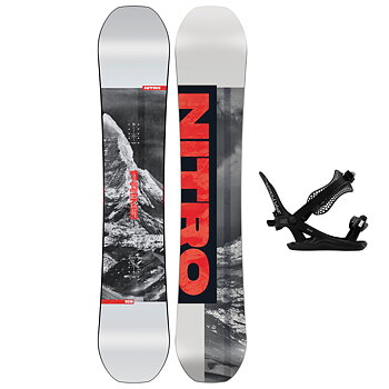 Nitro Snowboardpaket - Prime Raw Wide 156 + Bataleon Ghost FASE L