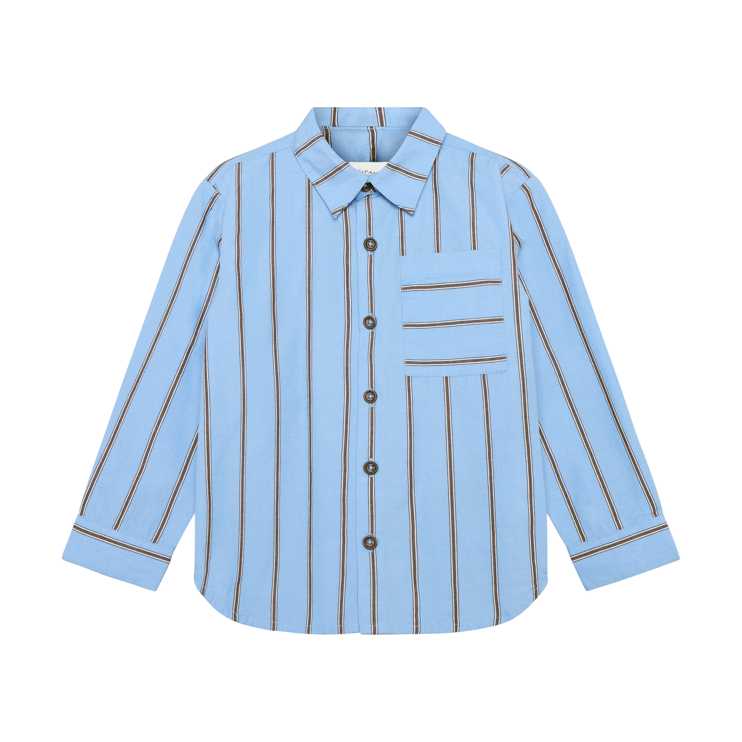 Shirt LS Stripe Bel Air Blue