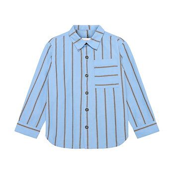 Shirt LS Stripe Bel Air Blue