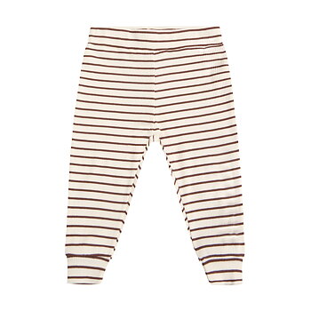 Pants Rib Stripe Chestnut