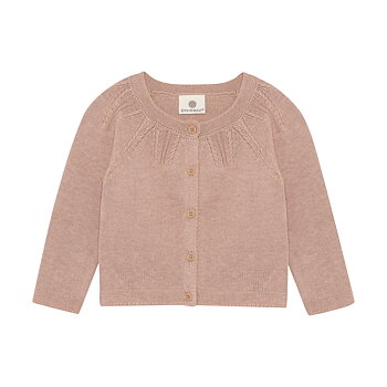 Cardigan Knit Adobe Rose