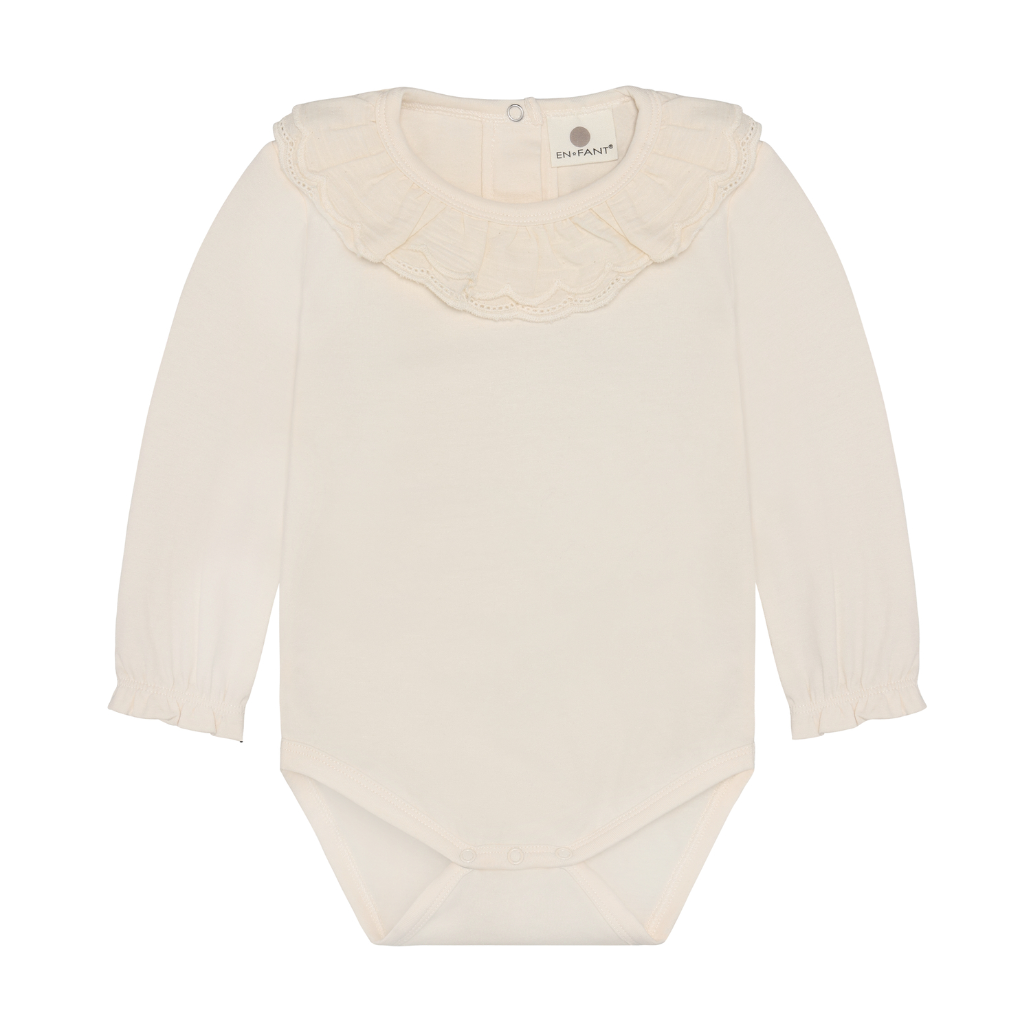 Body LS Collar Pearled Ivory