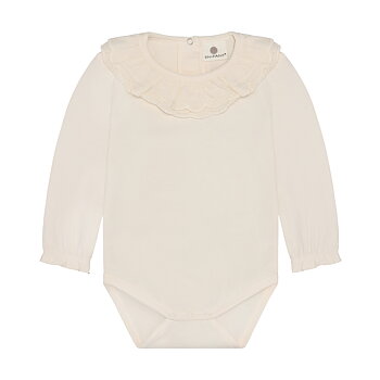 Body LS Collar Pearled Ivory