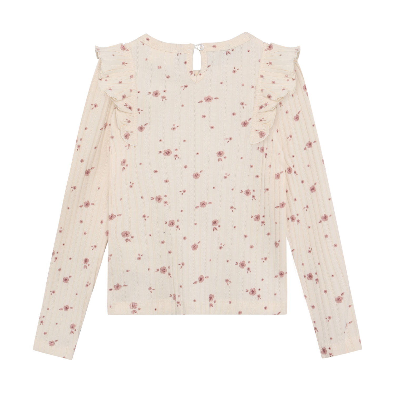 T-shirt LS Pearled Ivory - 2