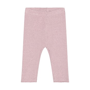 Leggings Melange Rib Pale Mauve Melange