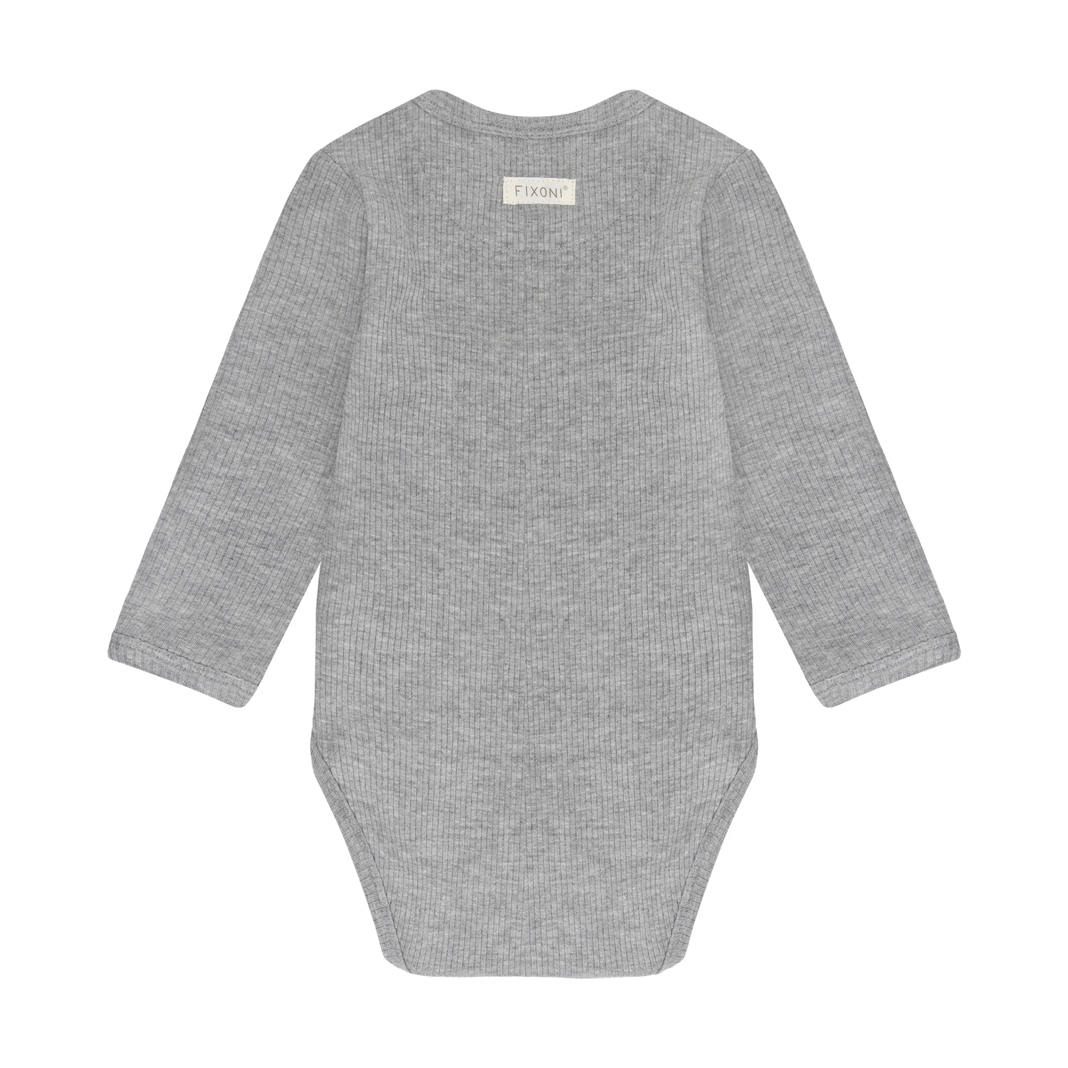 Body LS Melange Rib Flint Gray Melange - 2