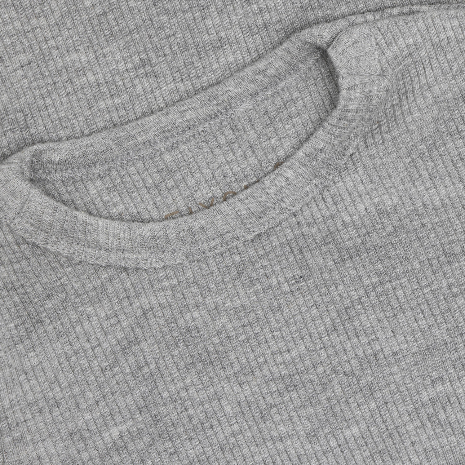 Body LS Melange Rib Flint Gray Melange - 3