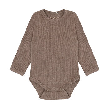Body LS Melange Rib Mountain Trial Melange