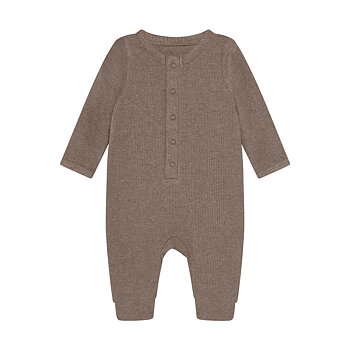 Romper LS Melange Rib Mountain Trial Melange