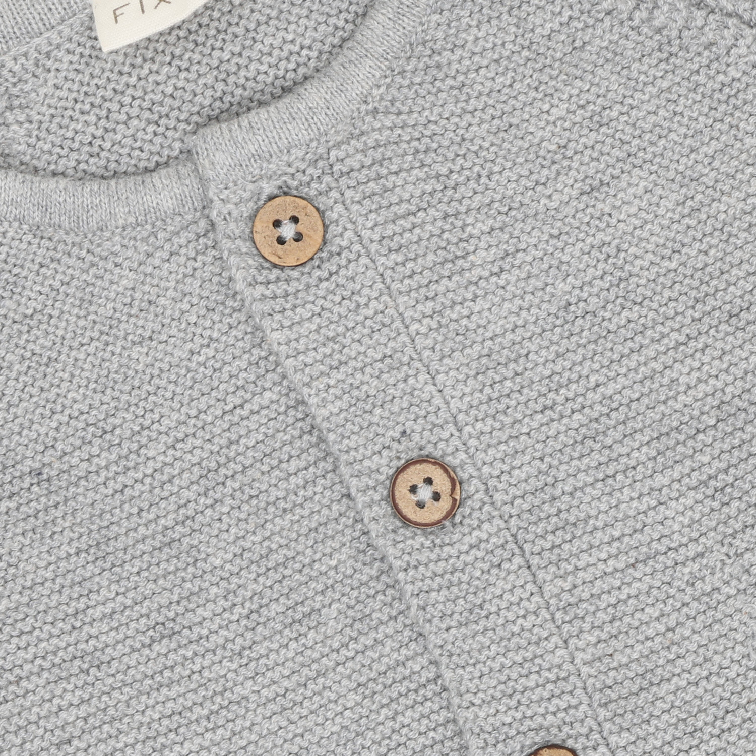 Cardigan Knit Flint Gray Melange - 3