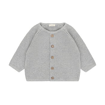 Cardigan Knit Flint Gray Melange