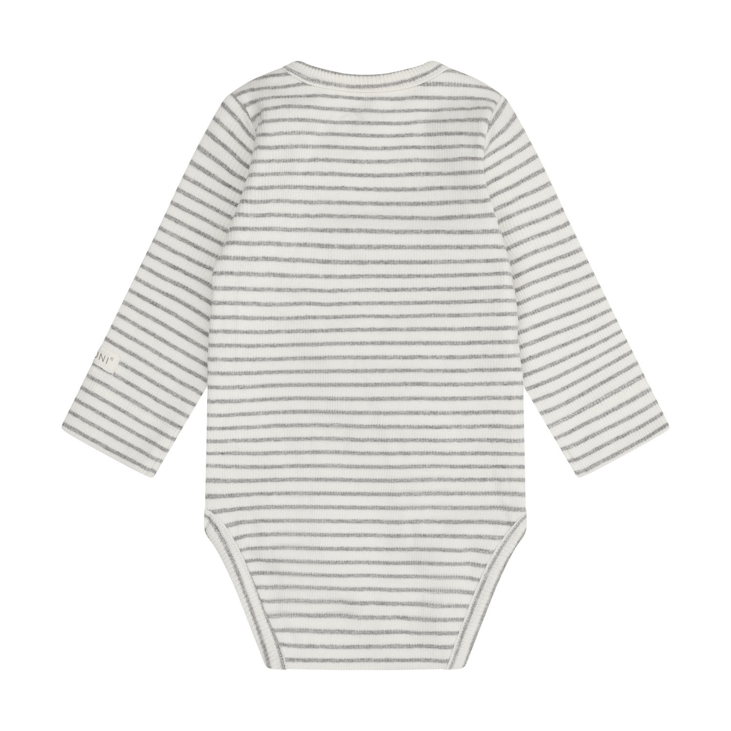 Wrap Body LS Rib Flint Gray Melange - 2