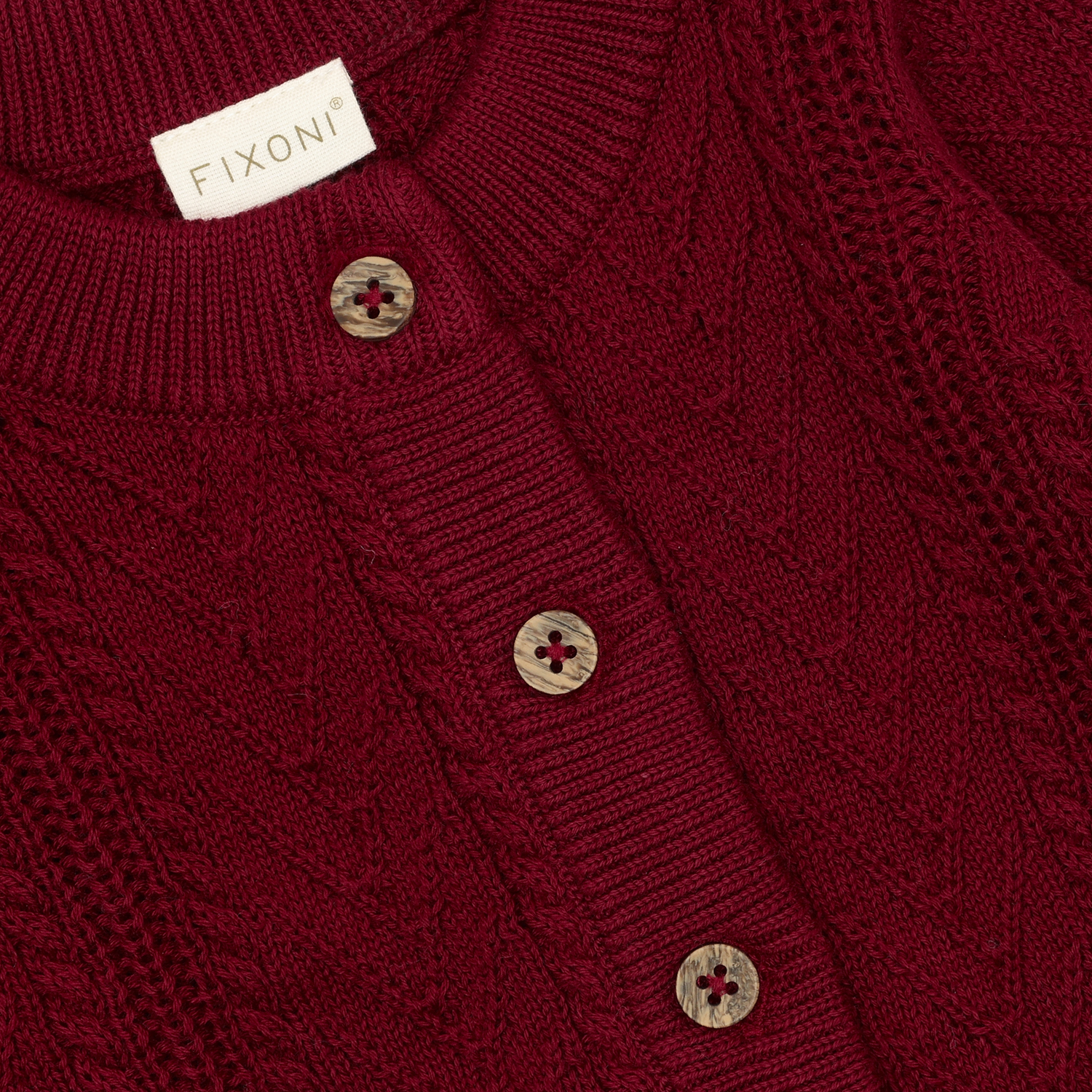 Cardigan Knit Tibetan Red - 3