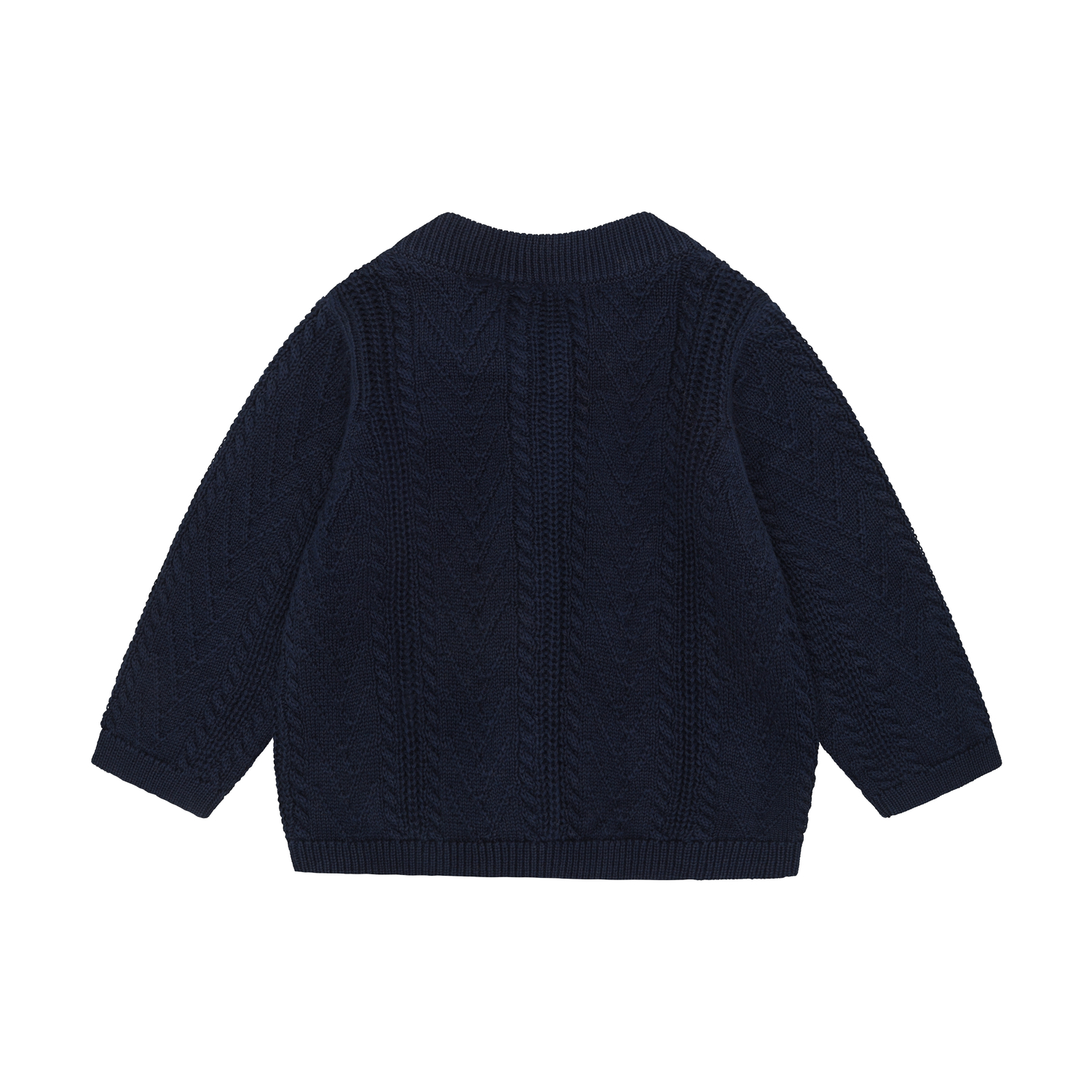 Cardigan Knit Navy Blazer - 2