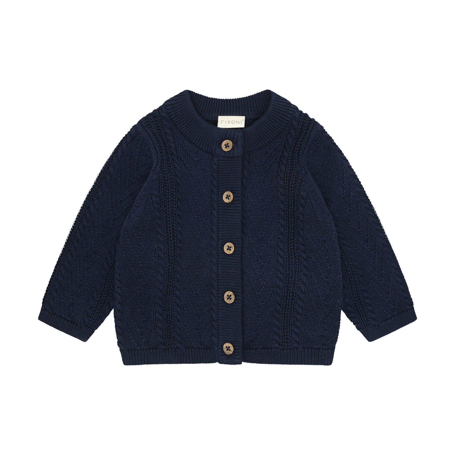 Cardigan Knit Navy Blazer
