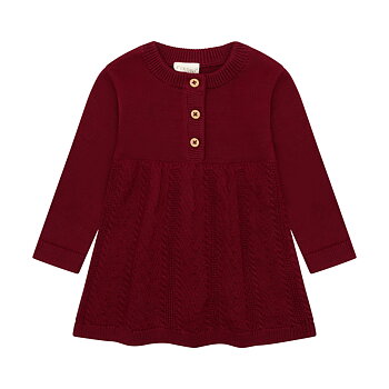 Dress Knit Tibetan Red