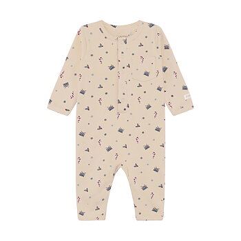 Romper LS Dusty Blue
