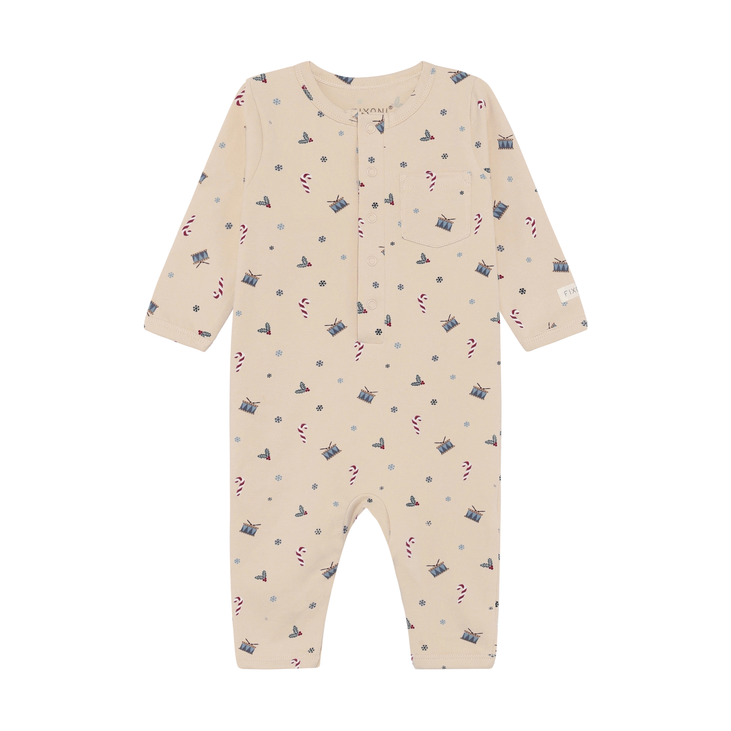 Romper LS Dusty Blue - 2