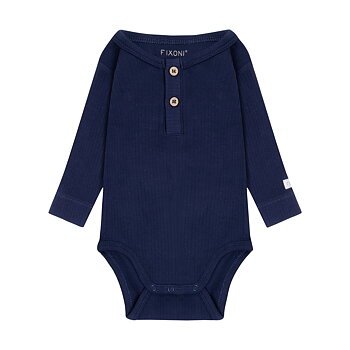 Body LS Rib Navy Blazer