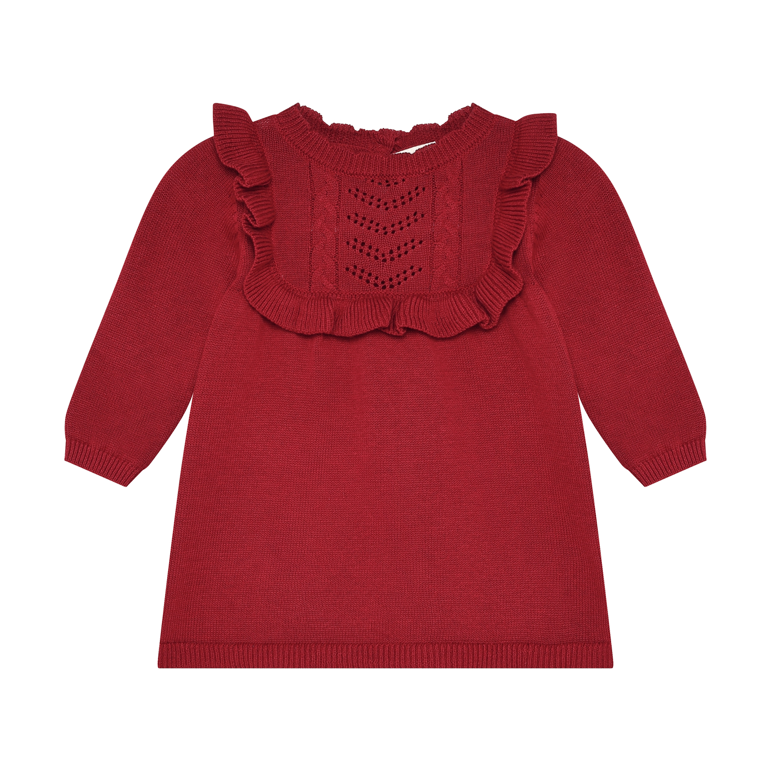 Dress LS Knit Rio Red