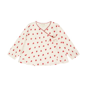 Blouse LS AOP Eggnog
