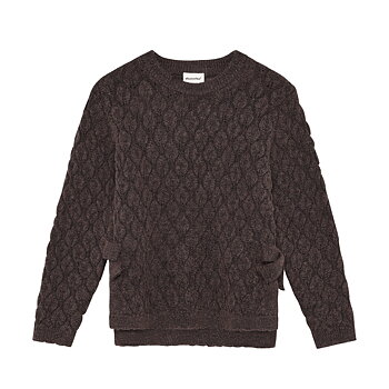 Pullover Knit Plum Truffle