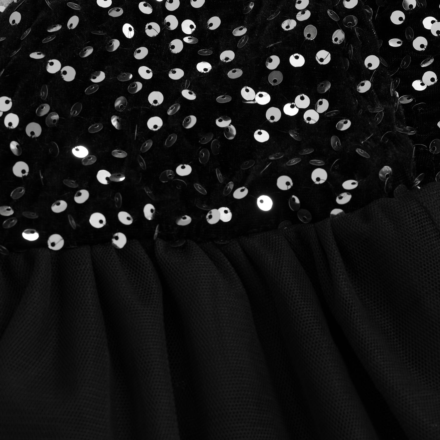 Dress Velvet w. Sequins Tap Shoe - 3