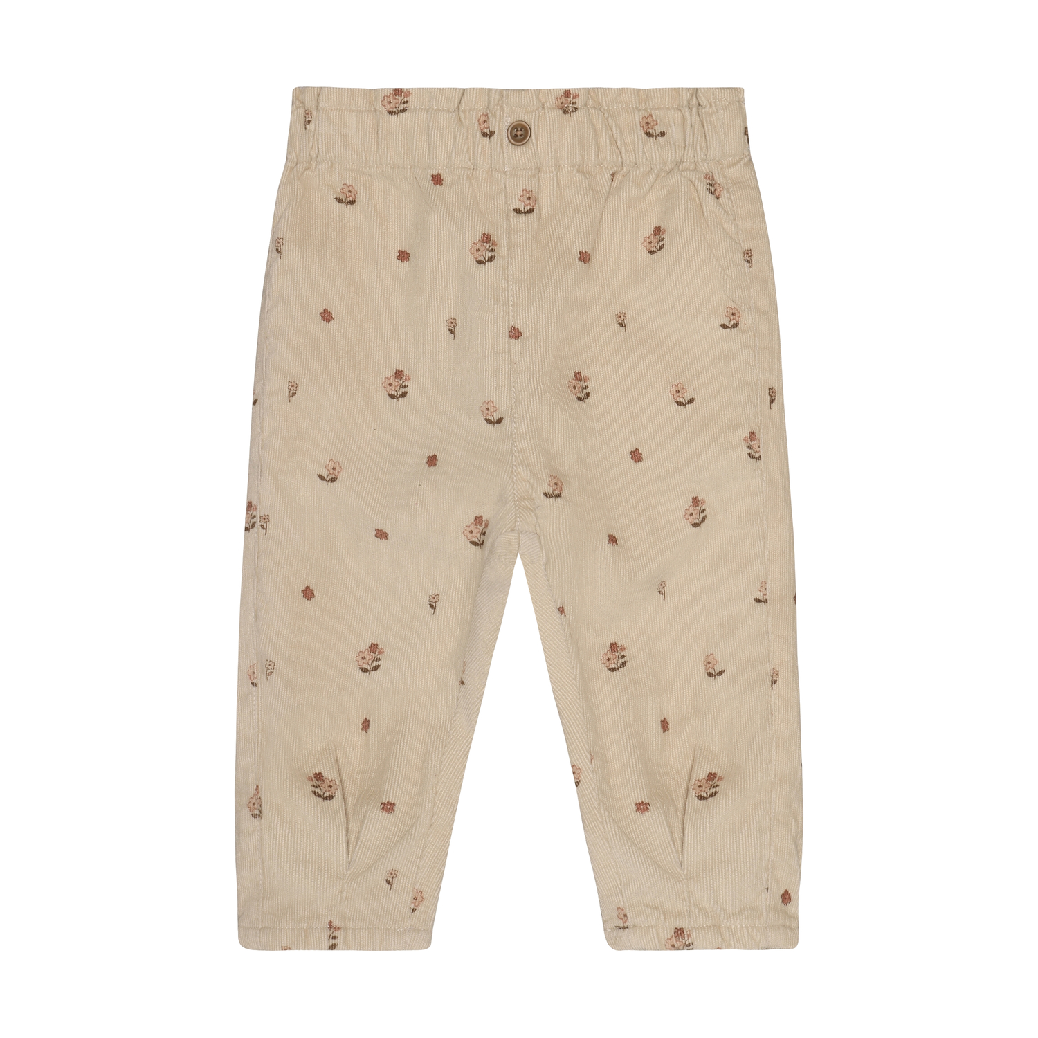 Pants AOP Cord. w. Lining Feather Gray
