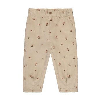 Pants AOP Cord. w. Lining Feather Gray