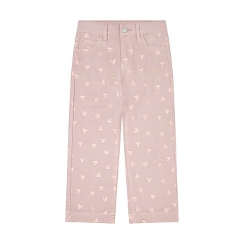 Pants Twill w. Emb Fawn