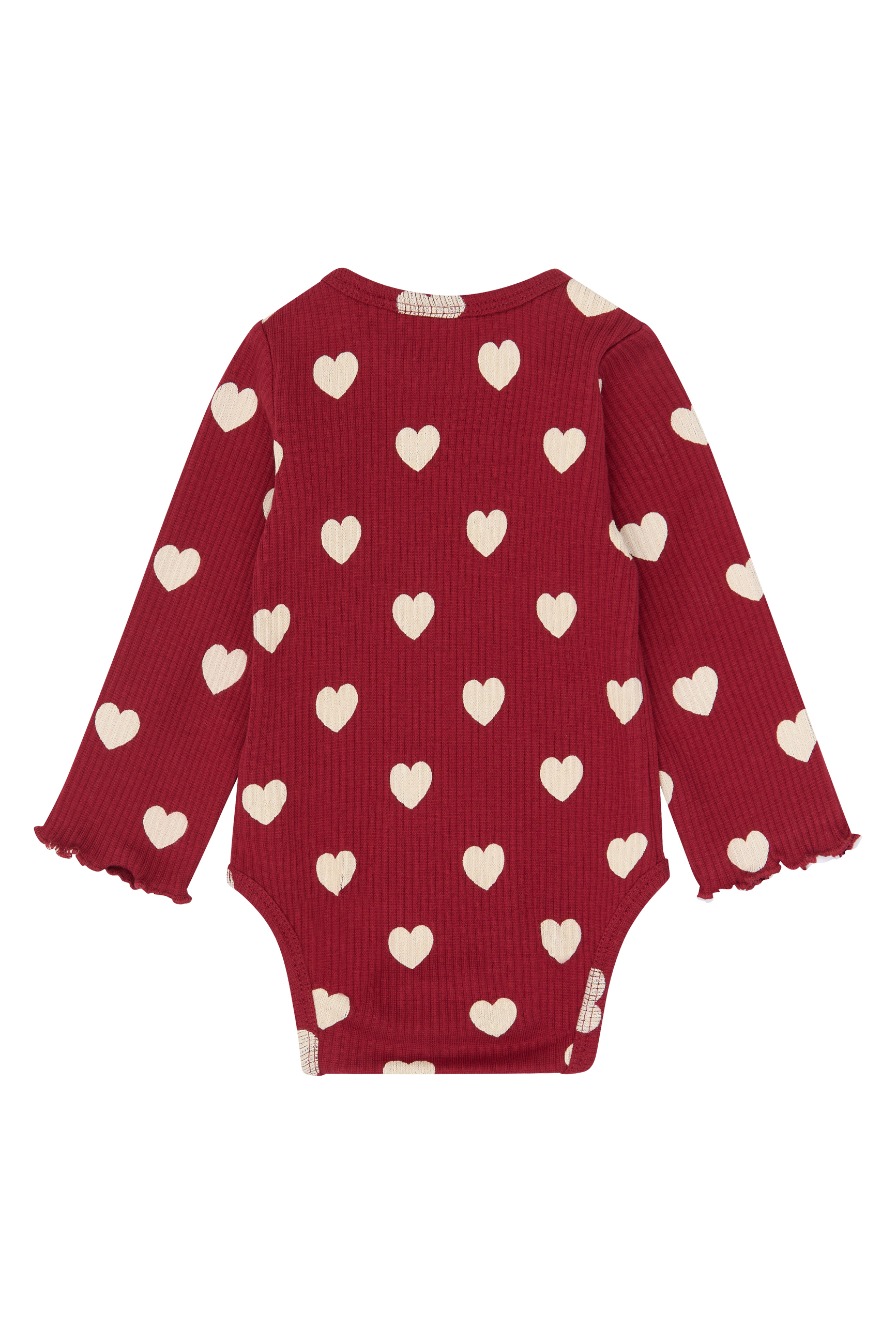 TNSBHoliday Red Heart LS Rib Body Rio Red AOP TN - 2