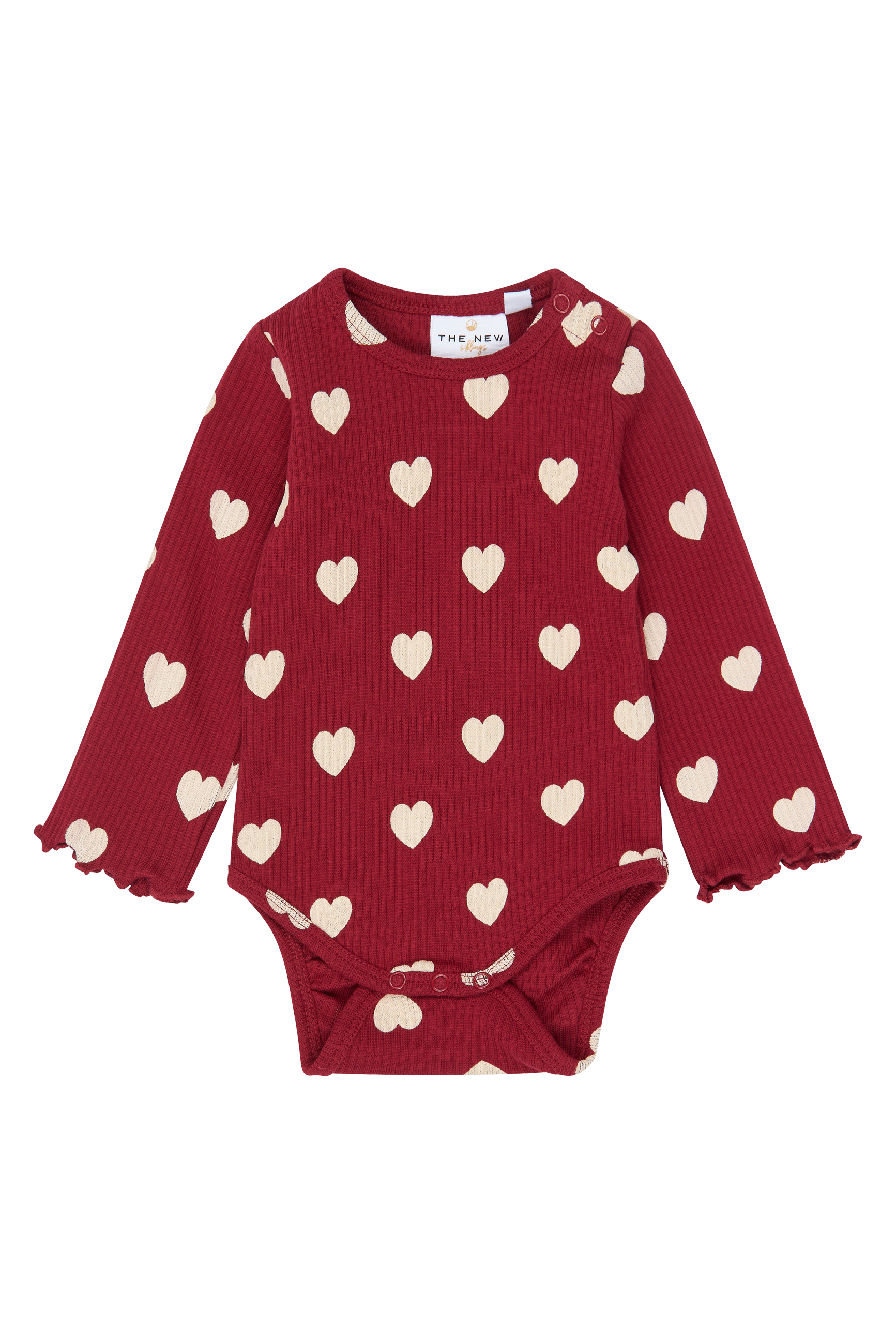 TNSBHoliday Red Heart LS Rib Body Rio Red AOP TN