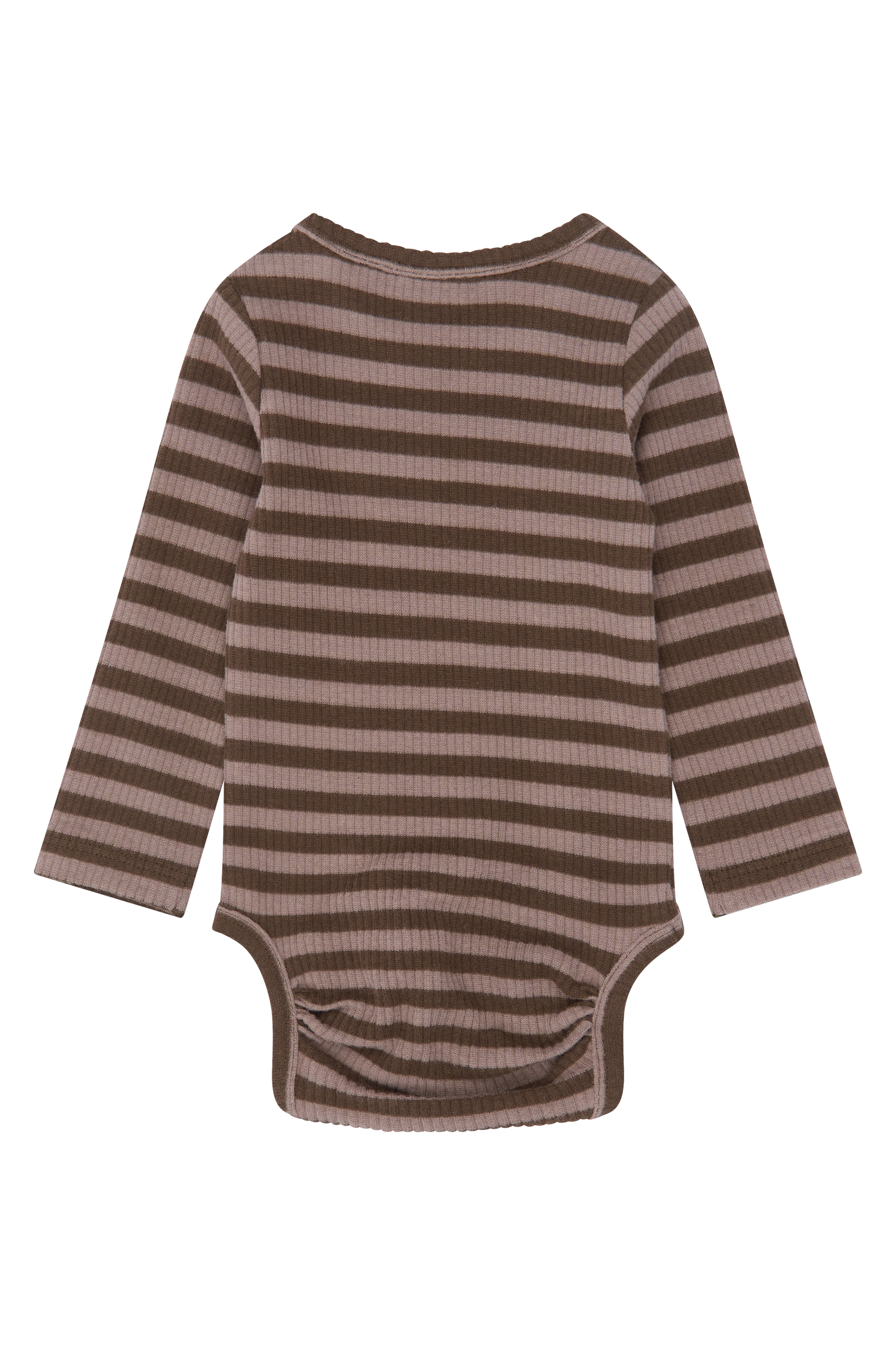 TNSBFro LS Rib Body Chestnut Striped - 2