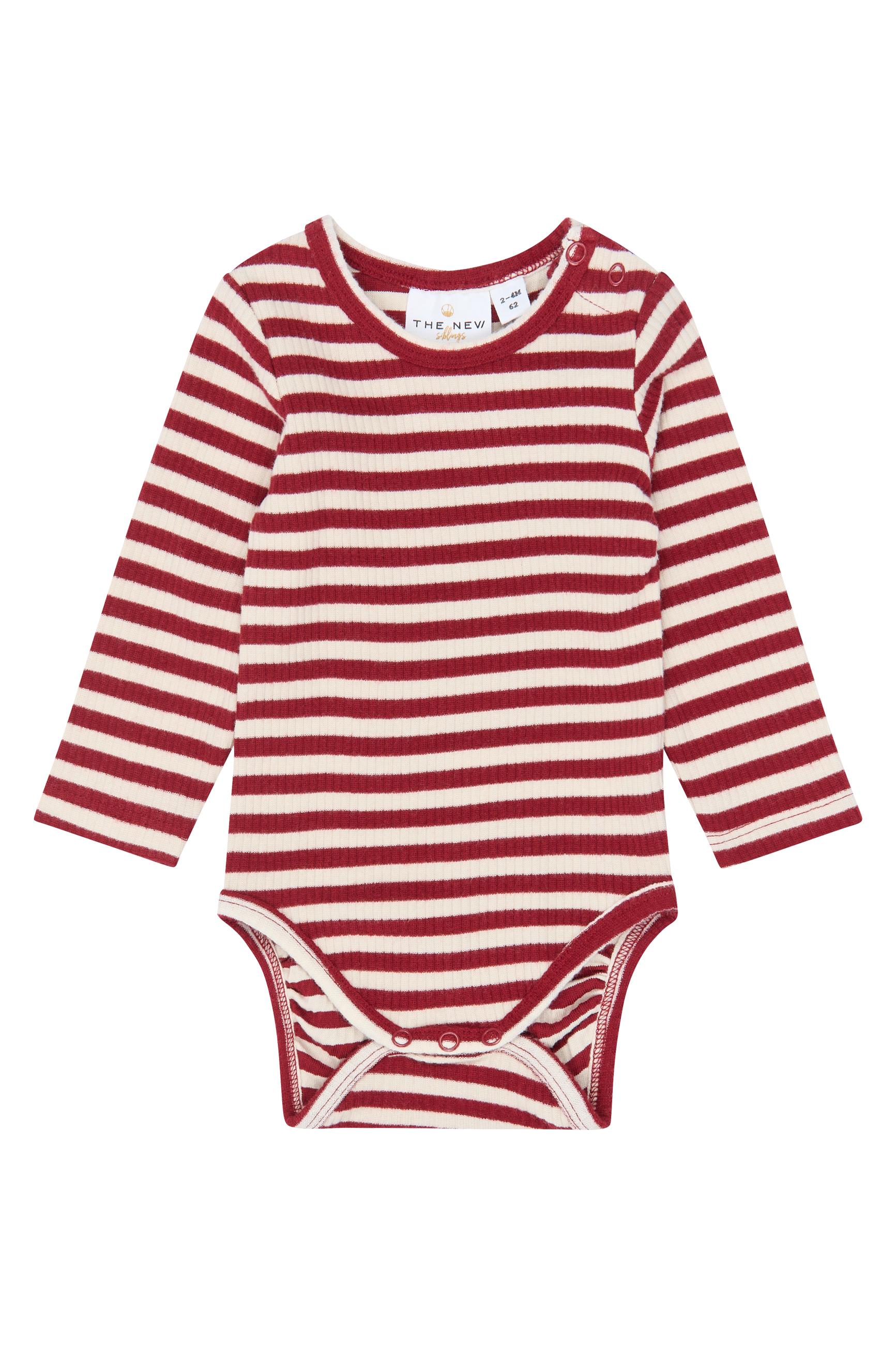 TNSBFro LS Rib Body Rio Red Striped TN