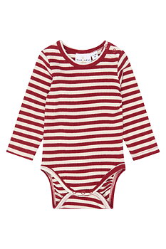 TNSBFro LS Rib Body Rio Red Striped TN