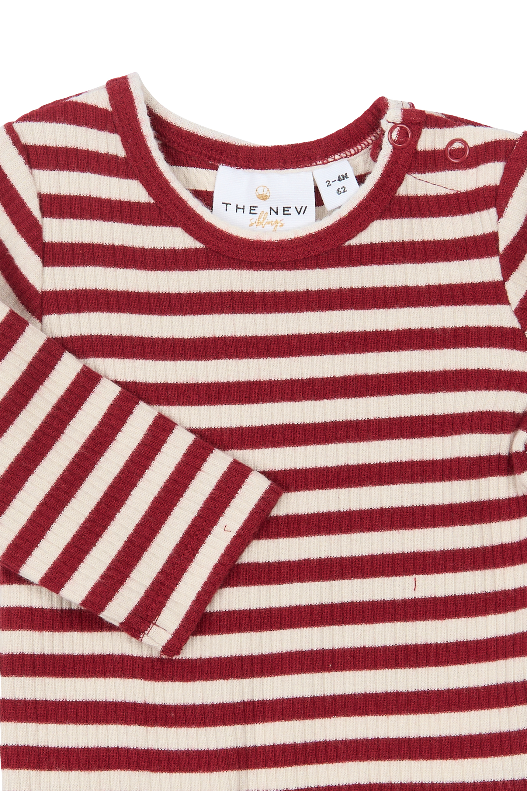 TNSBFro LS Rib Body Rio Red Striped TN - 3