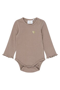 TNSBYanni LS Rib Body Taupe Gray TN