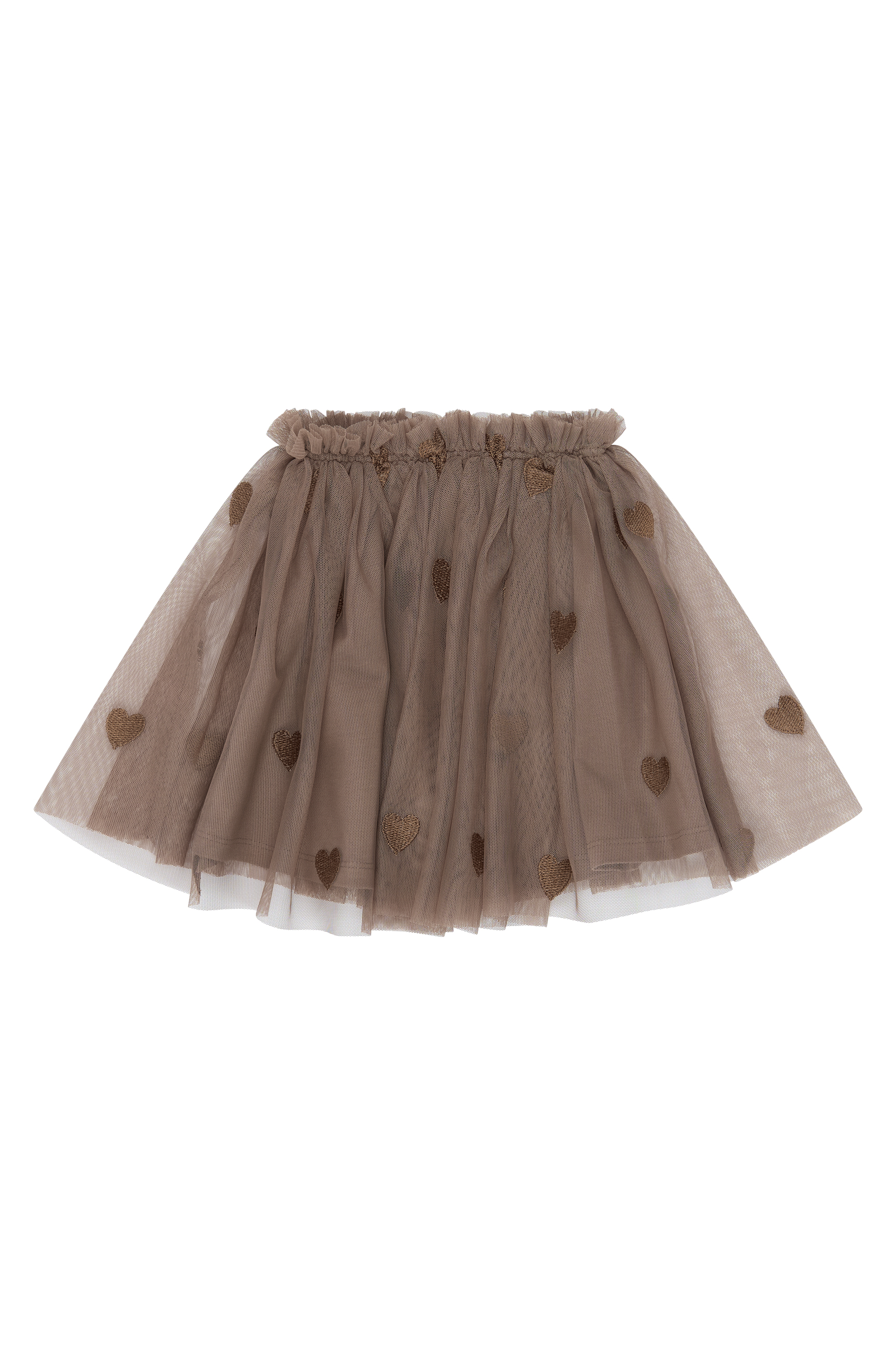 TNSTYna Mesh Skirt Taupe Gray EMB TN - 2