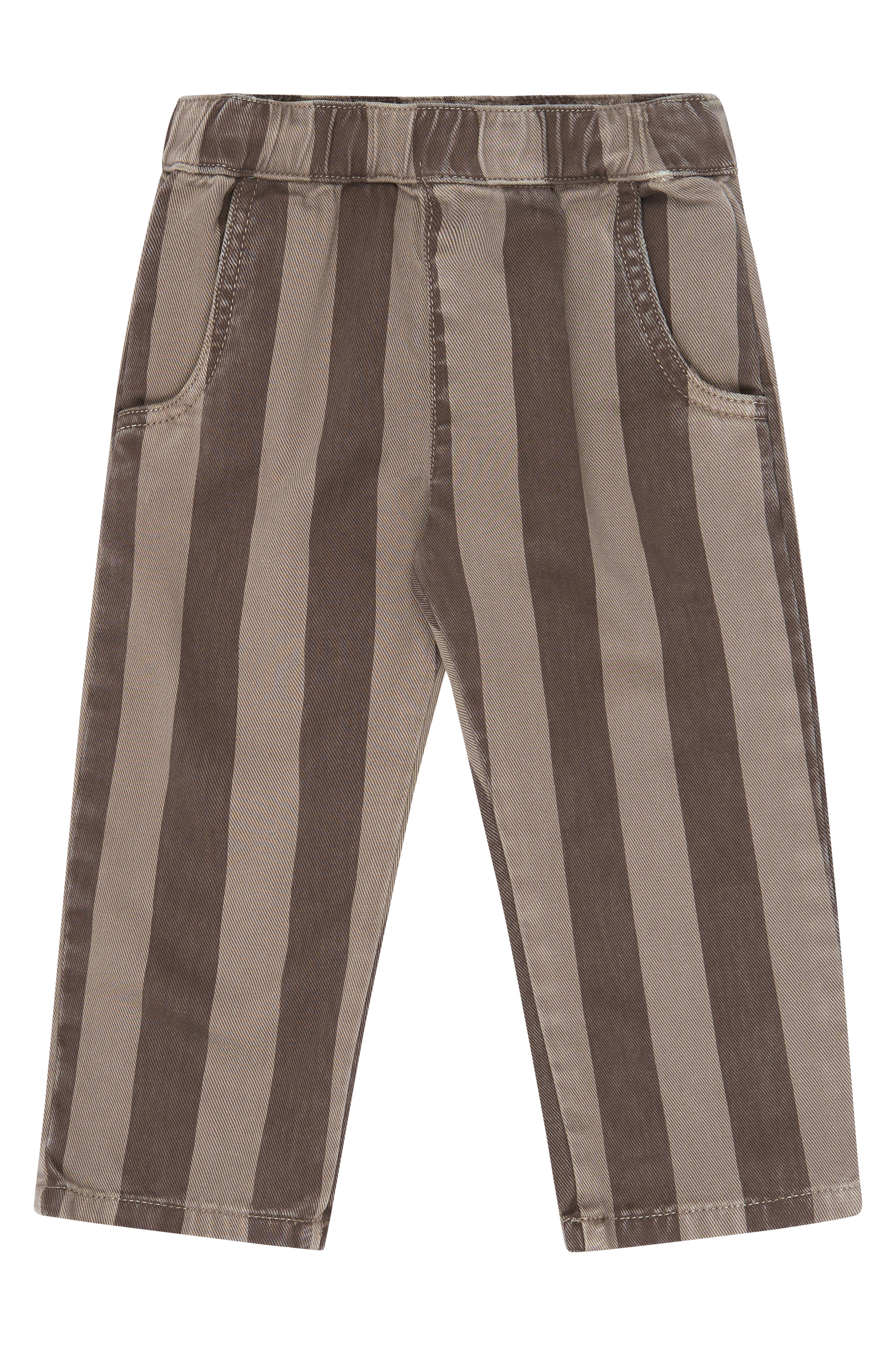 TNSTYlas Baggy Pants Taupe Gray Striped TN