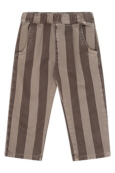 TNSTYlas Baggy Pants Taupe Gray Striped TN